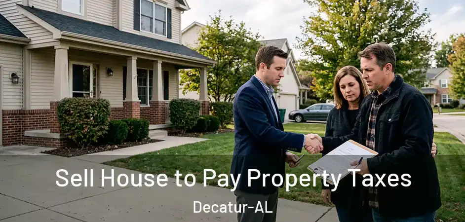 Sell House to Pay Property Taxes Decatur-AL