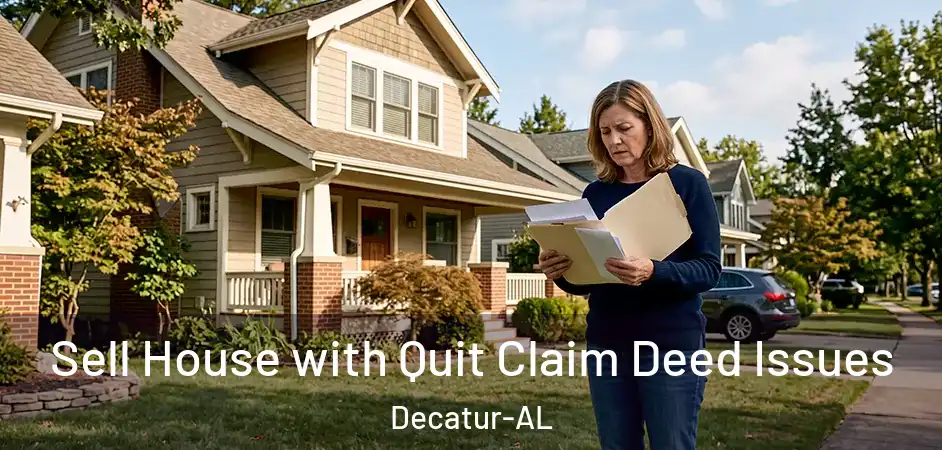 Sell House with Quit Claim Deed Issues Decatur-AL