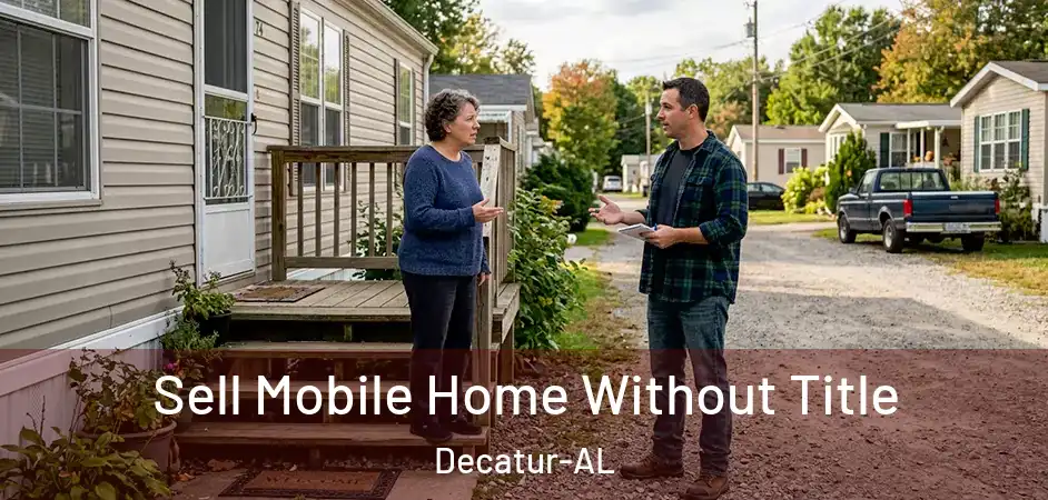 Sell Mobile Home Without Title Decatur-AL